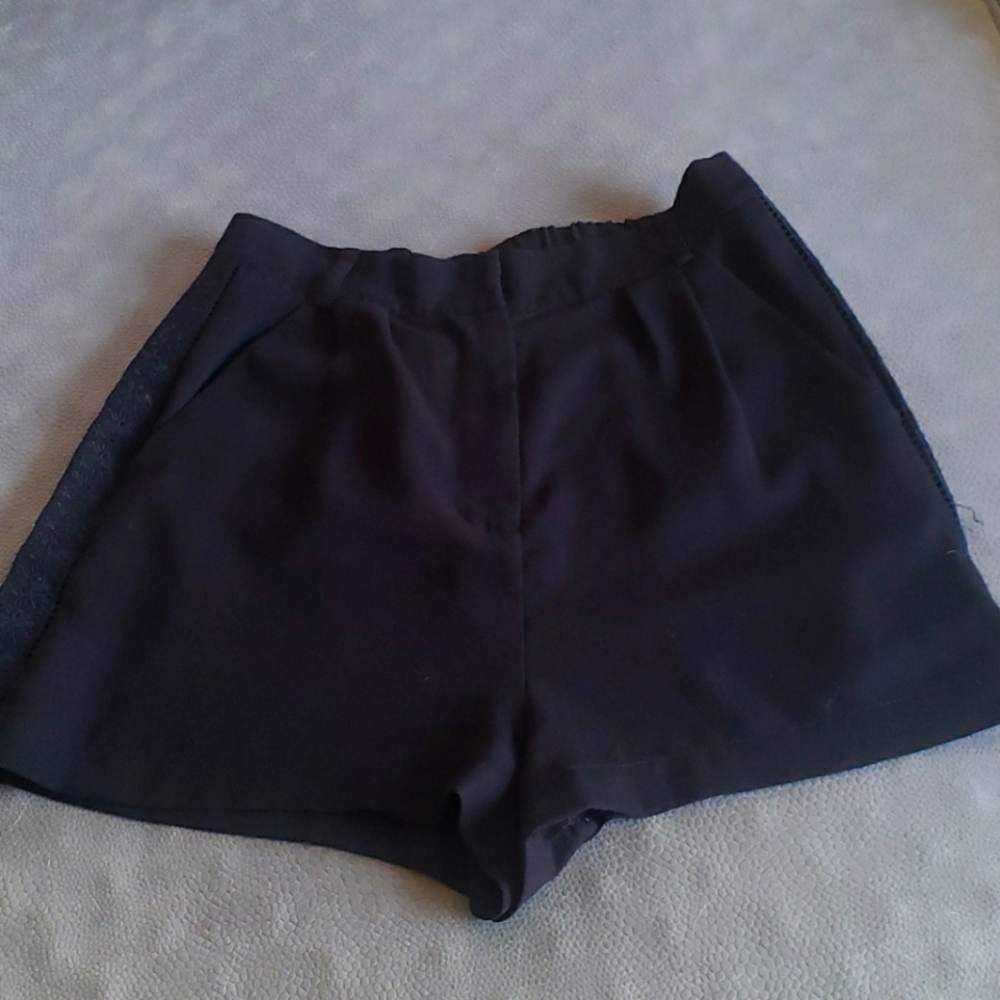 All Saints Lace Detail Shorts